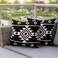 thumbnail image 3 of Outdoor Pillow Covers Pack of 2, Abstract Boho Tribal Geometric Waterproof Throw Pillowcase Cushion Cases, Retro Ethnic Aztec Pattern Decorative Pillow Cover for Couch Sofa Home Bed Patio, 3 of 9