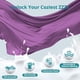 thumbnail image 4 of Almohada de embarazo Sasttie en forma de U con enfriamiento 145x70 cm Morado, 4 of 7