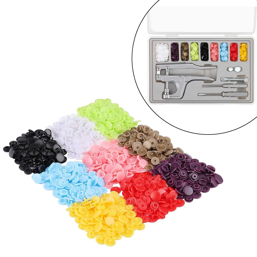 Sewing Button Button 100 Pcs/set Closures Connectors Hand Pliers Set Press Button Resin Button Snap Hand Press