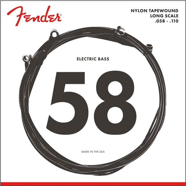 Fender Accessories 073-9120-406 Nylon Bass Guitar Strings, Light