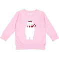 thumbnail image 2 of Inktastic Polar Bear, Cute Bear, Bear with Scarf, Hat Toddler Sweatshirt, 2 of 4