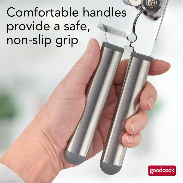 GoodCook Pro Deluxe Manual Can Opener with Sharp Cut & Smooth Turn