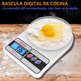 thumbnail image 2 of Báscula Digital Cocina SF-400 10kg Precisión 1g Xtellar Blanca Alimentos, 2 of 3