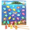 thumbnail image 4 of Juego educativo para niños Fishing Toys, rompecabezas 3D de madera magnética, 4 of 5