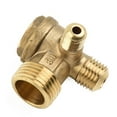 thumbnail image 6 of Air Compressor Check Valve Brass For Air Compressor Prevent 3 Port Brass Male Threaded Check Valve Connector Tool, 6 of 9