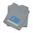thumbnail image 3 of alphanumeric skateboards a# 1998 Vintage Logo Blue Classic Skate TShirt Print - Gravel / 3XL, 3 of 5