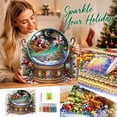 thumbnail image 4 of DIY Christmas Pearl Diamond Painting Kit, 8D Pearl Art Craft for Adults and Beginners, Christmas Wall Decor, Holiday Gifts, Six Christmas Design Options, 4 of 4