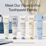 Boka Fluoride Free Sensitive Toothpaste, Nano Hydroxyapatite Toothpaste, Mint Cream Flavor - 3.4oz