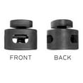 thumbnail image 4 of Paracord Planet Triangle Cord Lock in Black - 6 Millimeter Holes - Fits 2 Cords at 1 Time - Use with Drawstrings, Shoe Laces, Backpacks, and More, 4 of 5