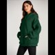 thumbnail image 5 of Sudadera Informal de Larga con Capucha para Mujer, Jersey de y Otoño con Bolsillos. Verde M, 5 of 9