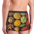 thumbnail image 5 of Disketp Spices And Herbs Men'S Boxer Briefs,Soft And Breathable Cotton Underwear With Comfortflex Waistband, 5 of 9