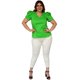 thumbnail image 5 of Blusa de popelina talla extra, modelo 2127 (Verde) verde T 40 Roman Fashion Blusa extra 2127, 5 of 6