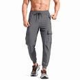 thumbnail image 3 of MASKERT Men's Cargo Pants-Quick Dry Hiking Pants Track Running Workout Athletic Travel Casual Outdoor Dark Gray（Size XS-XXXL）, 3 of 9
