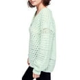 thumbnail image 3 of Free People Womens Knit Pullover Sweater, Green, Large, 3 of 3