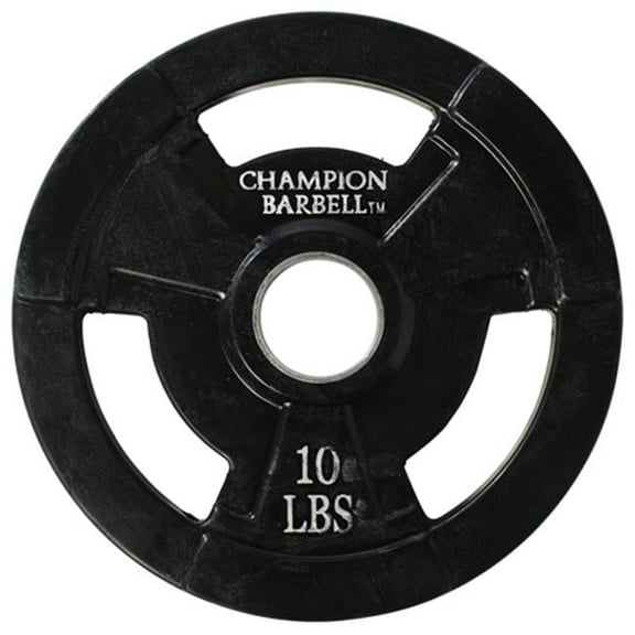 Champion - Olympic Rubber Coated Grip Plate, 2.5-45 lbs