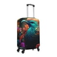 thumbnail image 6 of Cauagu Colorful Flower Bird Print Travel Luggage Cover,Travel Dust-proof Suitcase Cover Softside Suitcase Protector for 18-32inch,Not Included Suitcase, 6 of 8