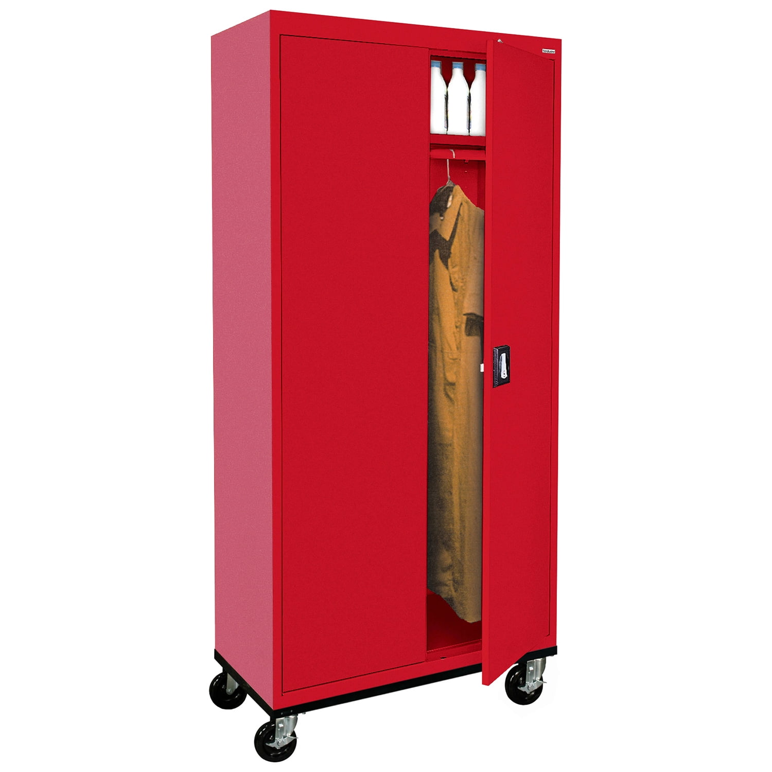 Sandusky Lee 36"W x 24"D x 78"H Steel Transport Mobile Wardrobe