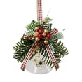 thumbnail image 4 of Adorno de Campana de Navidad, Decoración Colgante para de Navidad, Adornos Navideños, Campana de Cristal, Campana Artesanal, para Anive Estilo C, 4 of 8