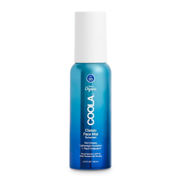 Protector solar COOLA Organic SPF 50, bruma facial, 100 ml