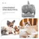 thumbnail image 5 of Saco de dormir para perros y gatos, cama cálida para perros y gatos, adorable colchoneta cálida para mascotas, cojín, casetas para mascotas - Talla L (Gris), 5 of 7