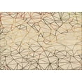 thumbnail image 1 of Ahgly Company Indoor Rectangle Patterned Vanilla Gold Area Rugs, 8' x 12', 1 of 1