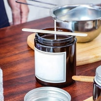 HOT! 10CM Bulk Candle Wicks 100 Pcs with Wick Stickers and Wooden