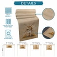 thumbnail image 6 of Brown Windmill Vintage Table Runner 72 Inches, Spring Will Always Come Farmhouse Bed Runner Dresser Scarves Tabletop for Indoor Outdoor Parties/Ceremony/Banquet, 18" x 72", 6 of 9