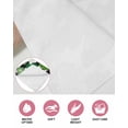 thumbnail image 6 of St. Patrick's Day Kitchen Dish Towels for Drying Dishes Set of 2, Green Shamrock Leaves Black Cloud Spring Waffle Weave Microfiber Hand Tea Bathroom Towels Quick Dry & Absorbent Towel 12x12, 6 of 7