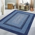 thumbnail image 5 of Tzou Modern Braid Print Washable Area Rugs 5x7ft with Anti-Slip TPR Back, Ultra-Thin Carpet for Living Room Bedroom Dining Room, 5 of 7
