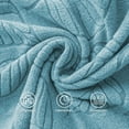 thumbnail image 4 of Fleece Blanket | Soft Warm Winter Throw Blanket 47X79In | Air Conditioning Nap Blanket Cozy Bed Cover | Polyester Striped Design Multiple Colors | Sofa Couch Use, 4 of 6