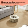 thumbnail image 5 of Best Friends by Sheri Cuddle Cup Ilan Cozy Microfiber Cat and Dog Bed in Standard Wheat, 5 of 6