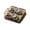 Grey-Four grids, variant on Portable Dried Fruit Tray Candy Storage Box Snacks Fruit Tray Nonslip Divided Snacks Fruit Tray With Lid Easy to Use