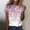A31 White, variant on WPPGONE USA T Shirt for Women Crewneck Short Sleeve Loose Fit Summer Casual Patriotic Shirts American Flag Stars Red White and Blue 4th of July Graphic Tee Clothes
