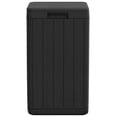 thumbnail image 4 of vidaXL Outdoor Garbage Bin Anthracite 15"x15"x25.6" PP, 4 of 8