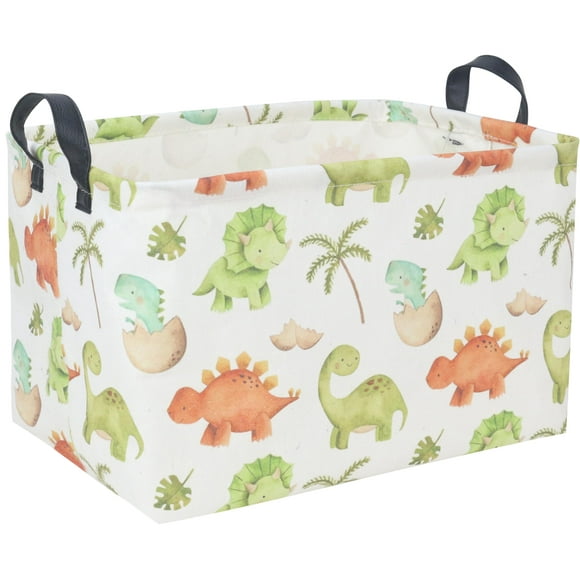 Cesta de almacenamiento DDBASKET con diseño de dinosaurio plegable, 38 x 26 x 25 cm