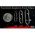 thumbnail image 2 of Tactical Anglers Power Clips Paperclip Fishing Lure Fast Snap, 50lb, 30pk Bulk, 2 of 3