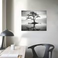 thumbnail image 4 of ARISTURING  Black and White Wall Art Tree and Lake Landscape Pictures Canvas Prints Wall Art for Living Room Bedroom Bathroom Home Office Decoration, 4 of 5