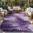 thumbnail image 2 of Purple Mountain Outdoor Rug for Patio/Deck/Porch, Non-Slip Large Area Rug 5 x 8 Ft, Misty Forest Nature Woodland Pine Tree Landscape Indoor Outdoor Rugs Washable Area Rugs, Camping Rug Carpet Runner, 2 of 8