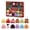 Holiday Dessert Edition, variant on 12 Pcs Macaron Color Plush Dumpling Squishy Set, Christmas Advent Calendar Blind Box, Soft Fluffy Slow Rebound Stress Relief Calming Fidget Toy for Daily and Holiday Use
