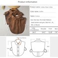 thumbnail image 3 of Camicover  Winter Thick Sanding Fake Dickey Collar Half Shirts Blouse for Women Men, 3 of 6