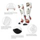 thumbnail image 3 of Fotbe Watercolor Ladybug Calcetas Divertidas Estampadas para Hombre y Mujer, Calcetas de Algodón hasta la Rodilla para Caminar, Correr, Enfermería y Embarazo, 3 of 6