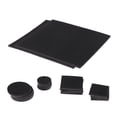 thumbnail image 1 of 130Pcs 3mm Durable Thicken Felt Furniture Protection Pad Hard Coat for Table Stool Table Leg Furniture(Black), 1 of 5