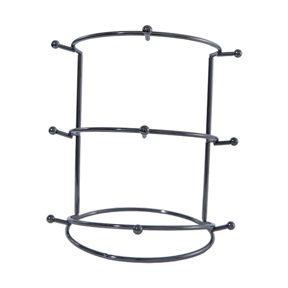 Crown Display Stand Tiara Holder Jewelry Organizer 3 Tier Sturdy Metal for Shop Exhibitions and Boutique Displays