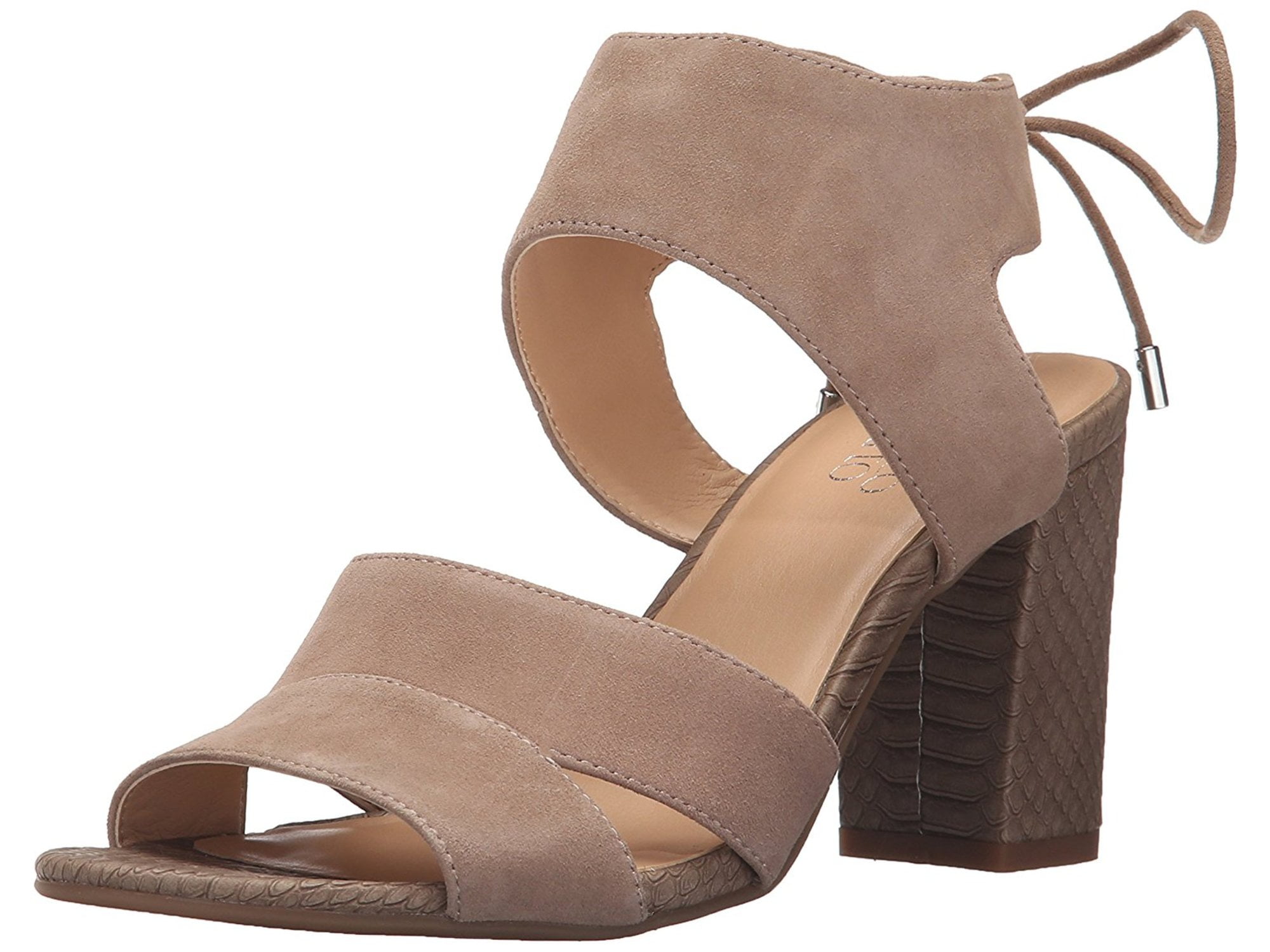 Franco Sarto Womens Gem Leather Open Toe Casual Slide Sandals - Walmart.com