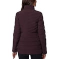 thumbnail image 2 of Women's Coat Eggplant Medium Puffer Quilted M, 2 of 4