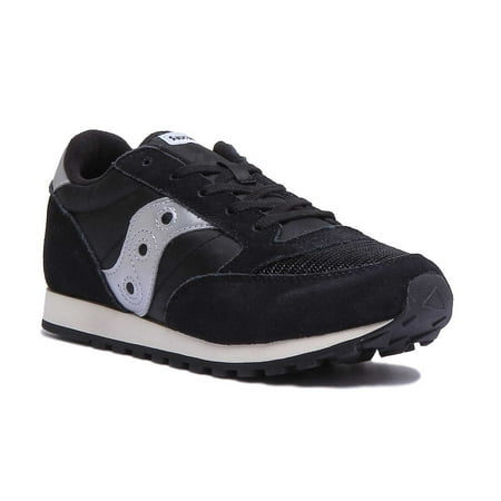 

Saucony Jazz Original Kid s Lace Up Suede Nylon Sneakers In Black Size 1