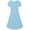 1_Light Blue, variant on Asxite Plus Size Summer Dresses for Women Casual Solid Straight Neck Short Sleeve with Pockets Sundress