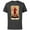 Charcoal, variant on Tarot Arcana Daredevil as the Justice Card - Short Sleeve Cotton T-Shirt for Adults - Customized-Natural