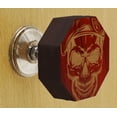 thumbnail image 2 of IBA Indianbeautifulart Boutons de Meubles Gravés Rouges, Lot de 10, 2 of 3