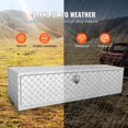 thumbnail image 4 of Aluminum Underbody Truck Tool Box 60 24 24 inches Trailer RV Tool Storage, 4 of 6